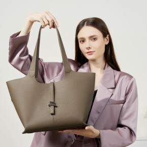 genuine leather Tote Bag 2661